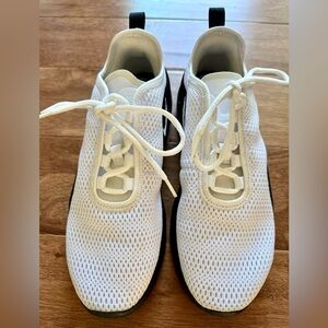 Nike White Mesh Athletic Sneakers